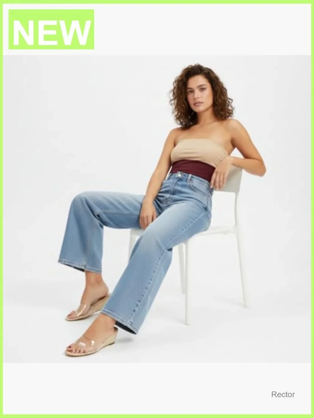 Clear Wedge Sandals with Memory Foam - Slip On Espadrille Heels